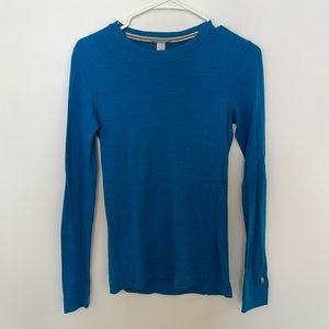 SmartWool Size S Blue Long Sleeve